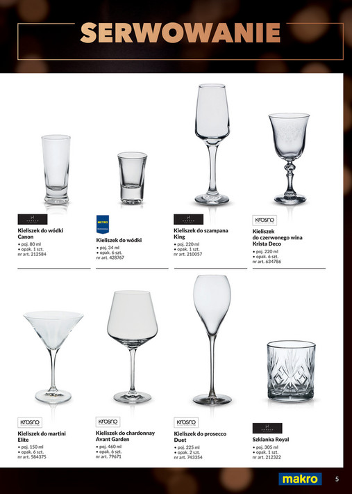 Gazetka Promocyjna MAKRO Alkohole i akcesoria do serwowania Strona 45